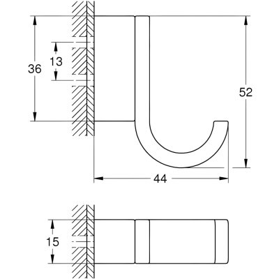 Selection 41039DA0 Крючок, тёплый закат, глянец