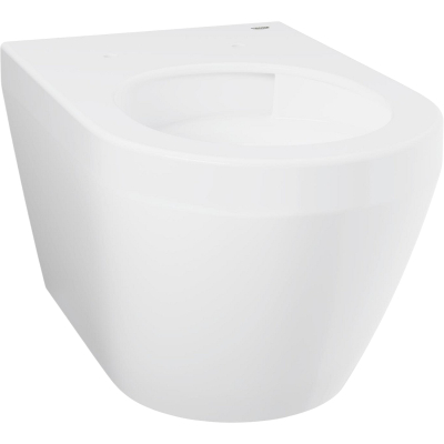 Euro Ceramic 102485SH00 Унитаз подвесной безободковый, глянцевый белый