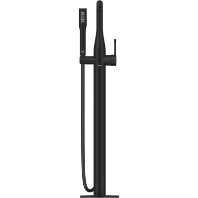 Essence 25248KF1 Смеситель для ванны напольный с ручным душем, фантомный чёрный