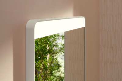 Xarita Lite Q 54969700 Зеркало сенсорное 50*70 см с LED подсветкой и подогревом, матовое белое