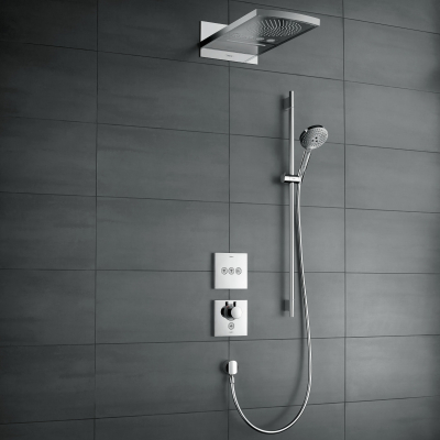 ShowerSelect 15764140 Запорный вентиль встраиваемый на 3 выхода, шлифованная бронза