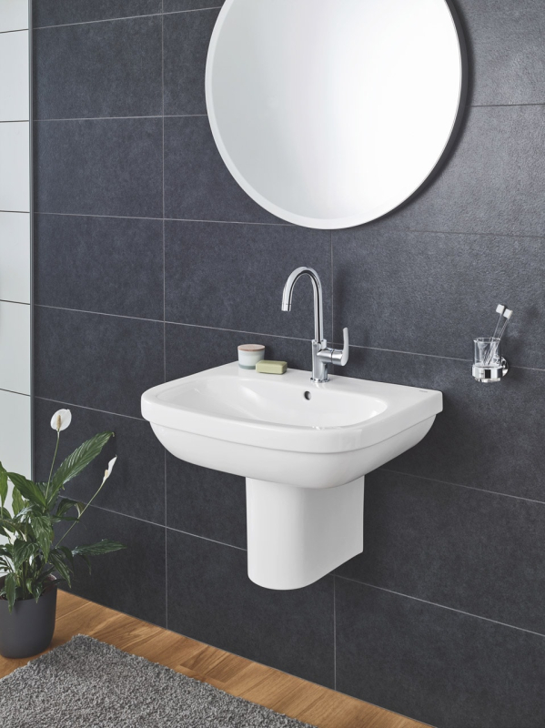 Euro Ceramic 39201000 Полупьедестал, глянцевый белый