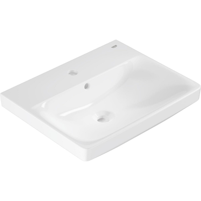 Euro Ceramic 102430SH00 Раковина подвесная 55*44 см, глянцевая белая