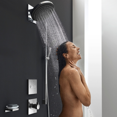 ShowerSelect 15764140 Запорный вентиль встраиваемый на 3 выхода, шлифованная бронза