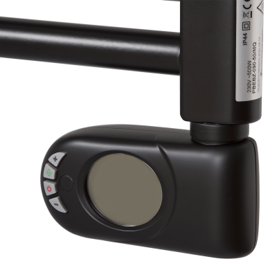 Aura PBEBZ-080-40/MQ Полотенцесушитель электрический 800*400 мм, матовый чёрный (RAL 9005)