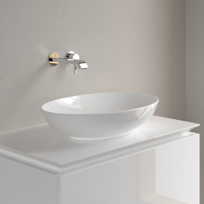 Loop & Friends 4A470001 Раковина накладная 56*38 см, глянцевая белая
