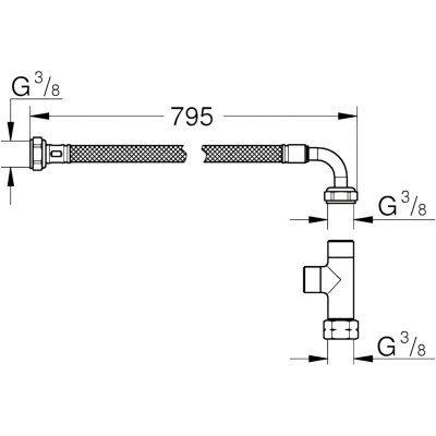 Grohtherm Micro 14074000 Набор для подключения