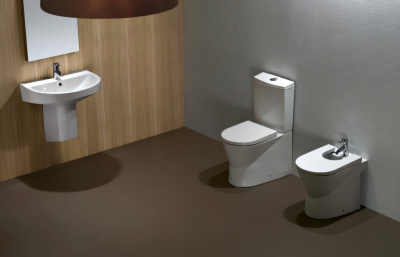 Urb.Y 120300/140300 Раковина подвесная 56*46,5 см, глянцевая белая