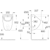 Bau Ceramic 39438000 Писсуар, глянцевый белый
