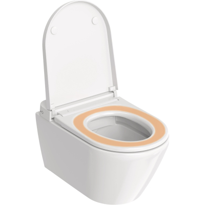 Sensowash Neo Compact 654000012004300 Унитаз подвесной безободковый с функцией биде, глянцевый белый
