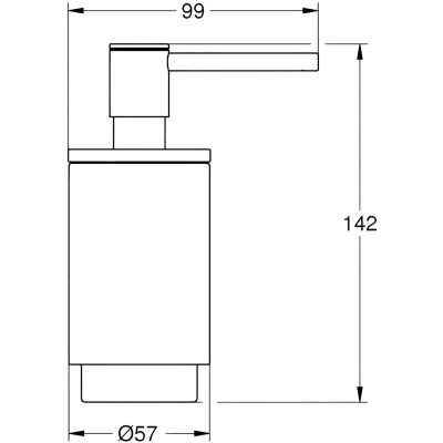 Selection 41028DC0 Дозатор жидкого мыла, суперсталь