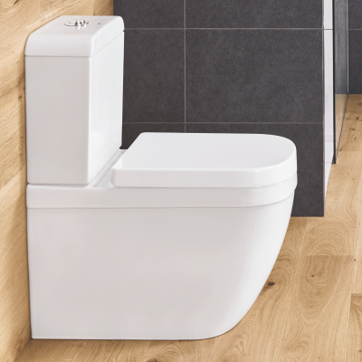 Euro Ceramic 39332000 Бачок для унитаза, глянцевый белый