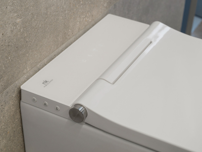 Acro Compact 100278528 Унитаз подвесной безободковый с функцией биде, глянцевый белый