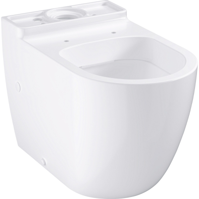 Bau Ceramic 39910000 Унитаз напольный безободковый, глянцевый белый