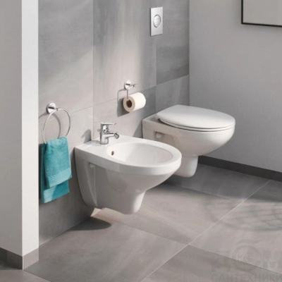 BauFlow 23754000 Смеситель для биде, со сливным гарнитуром, хром