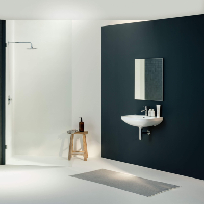 Lua 8.1108.3.000.104.1 Раковина подвесная 60*46 см, глянцевая белая